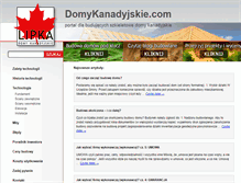 Tablet Screenshot of domykanadyjskie.com